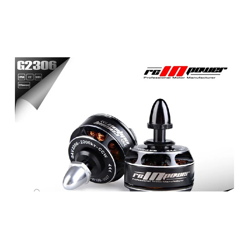 Мотор RCINPOWER G2306 Racing Edition, 2200 KV, 3–4S, тяга до 1184 г