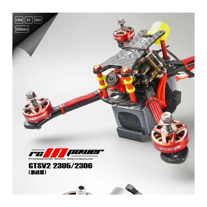 Мотор RCINPOWER GTS V2 2306, 1800–2750 KV, 3–6S