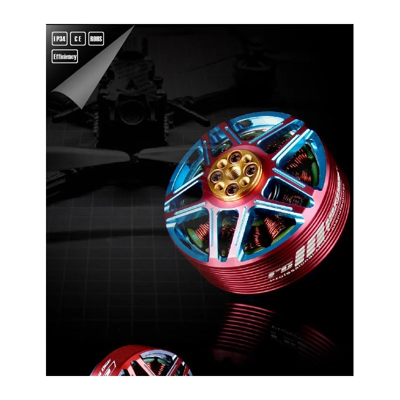 Мотор RCINPOWER GTS4715, 360–650 KV, 4–12S, тяга до 10050 г