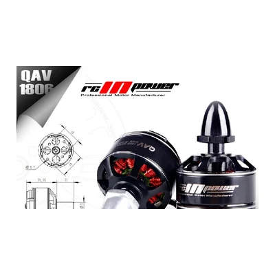 Мотор RCINPOWER QAV1806, 2300 KV, 2–3S, тяга до 545 г