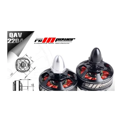Мотор RCINPOWER QAV2204, 2300 KV, 3–4S, тяга до 610 г