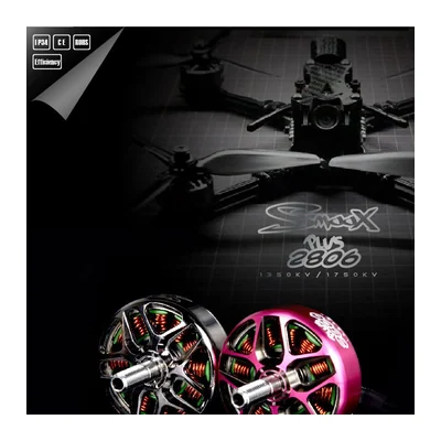 Мотор RCINPOWER SmooX 2806.5, 1350–1750 KV, 4–6S, тяга до 2573 г