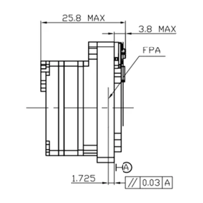 Тепловизионный модуль Rising Optics BI6412, 640×512/12 мкм