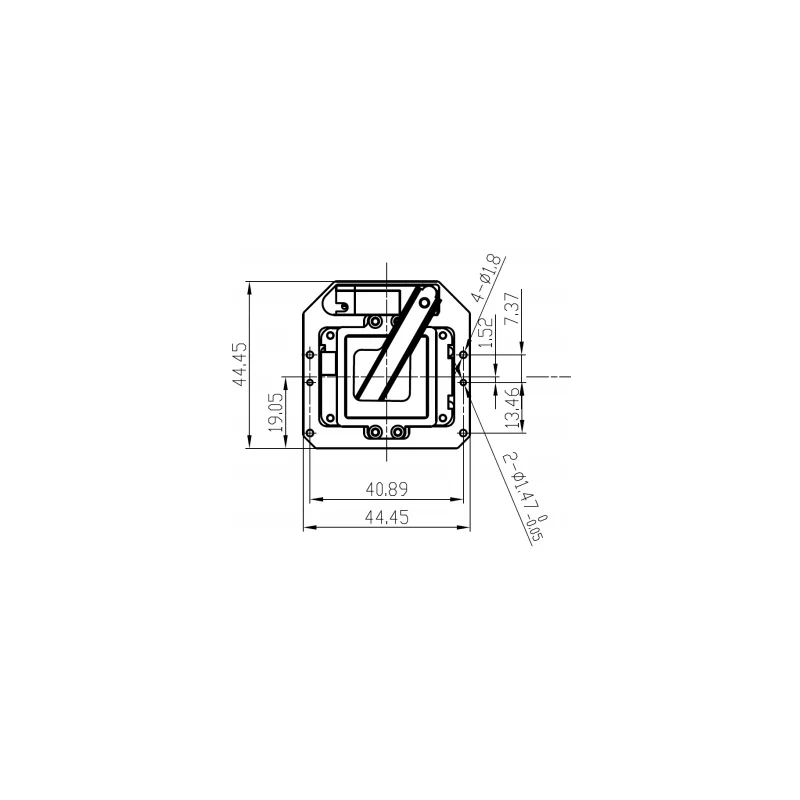 …NETD 40 мК, 50 Гц, PAL/NTSC + LVCMOS/LVDS, 44,45×44,45×30 мм
