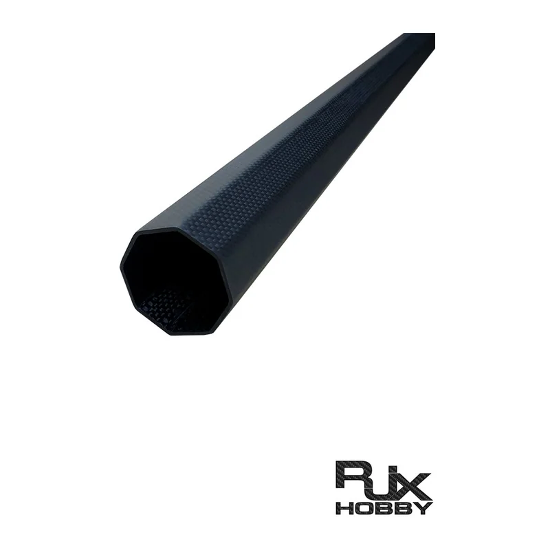 Труба RJXHOBBY 50 × 46 × 1000 мм, восьмигранная, углепластик 3K
