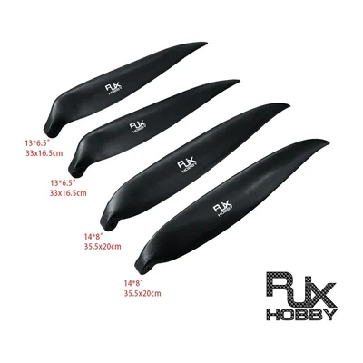 Складной винт RJXHOBBY 13 × 6,5″ / 14 × 8″ для самолётов, пара