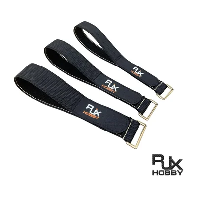 Ремешок для аккумулятора RJXHOBBY 25/30/38 мм, силикон, цинковая пряжка, 1 шт.