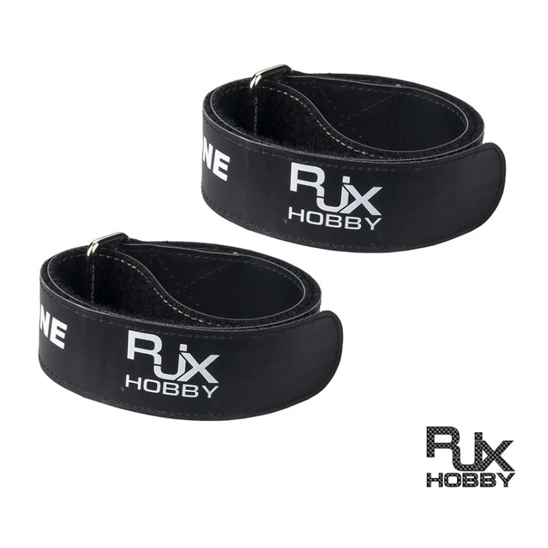 Ремешки для аккумуляторов RJXHOBBY 25 мм, нейлон с силиконом, прошивка кевларом, металлическая пряжка, длина 300–380 мм, 2 шт.
