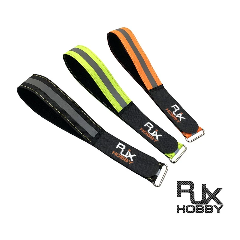 Ремешки для аккумуляторов RJXHOBBY 30 мм, светоотражающий, прошивка кевларом, металлическая пряжка, длина 400–1000 мм, 2 шт.