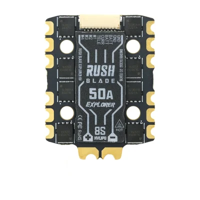 Регулятор хода 4-в-1 Rush Blade 50A Explorer, 3–8S, 20×20 мм
