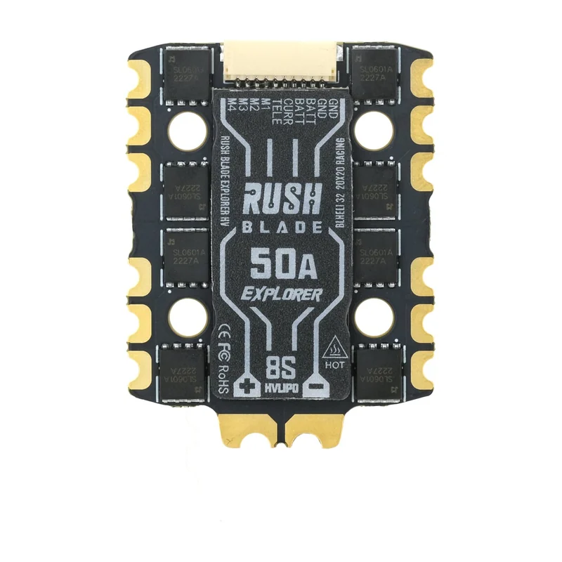 Регулятор хода 4-в-1 Rush Blade 50A Explorer, 3–8S, 20×20 мм