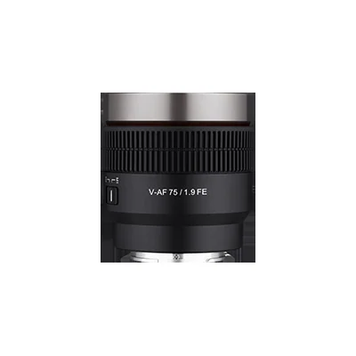 Кинообъектив Samyang V-AF 75mm T1.9 FE (Sony E), автофокусный телевик