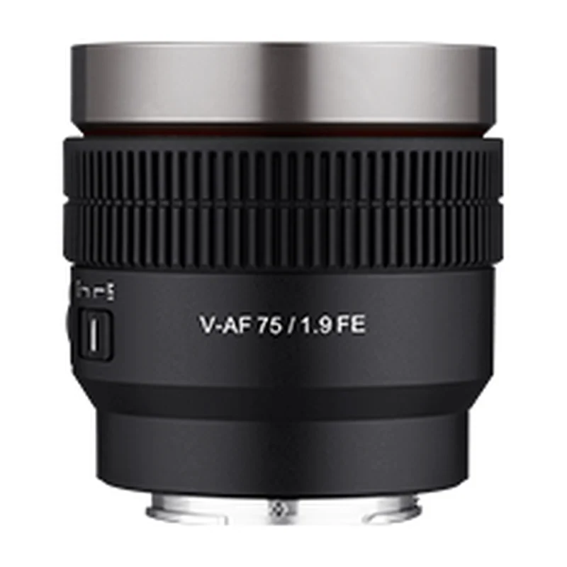 Кинообъектив Samyang V-AF 75mm T1.9 FE (Sony E), автофокусный телевик