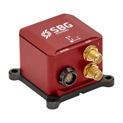 ИНС с GNSS SBG Systems Ellipse-D, две антенны, точность курса 0,2°