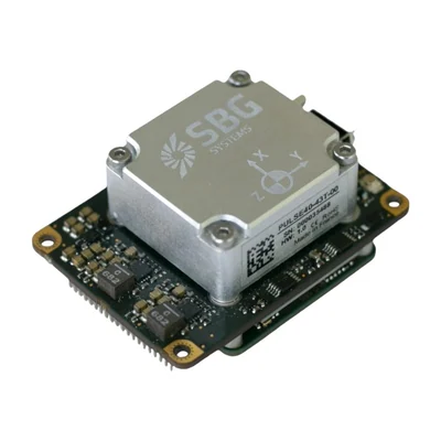 ИНС с GNSS SBG Systems Quanta Micro, две антенны, точность курса 0,08°