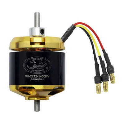 Двигатель бесколлекторный Scorpion SII-2212-1400KV (V2)