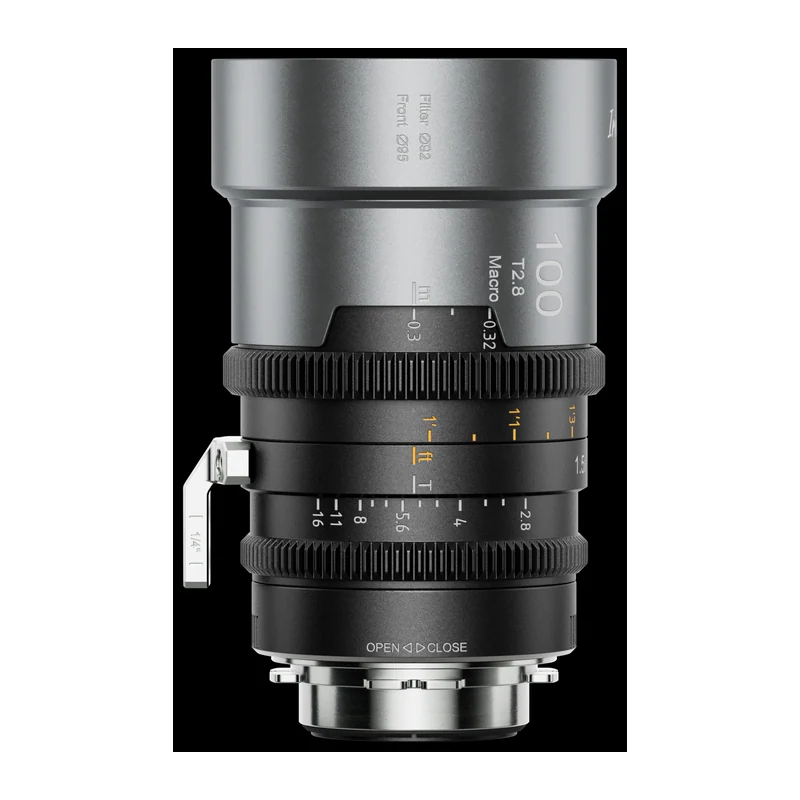 Анаморфотный макро-кинообъектив SIRUI IronStar 100 мм T2.8 1.5x Full-Frame, сменный байонет PL/EF, нейтральные блики
