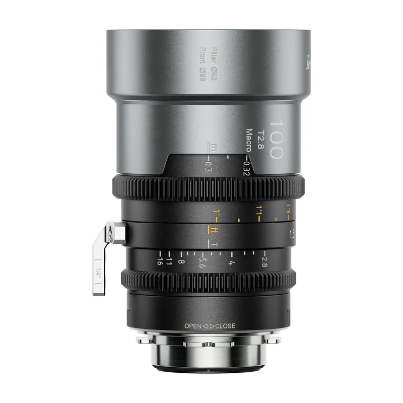 Анаморфотный макро-кинообъектив SIRUI IronStar 100 мм T2.8 1.5x Full-Frame, сменный байонет PL/EF, нейтральные блики