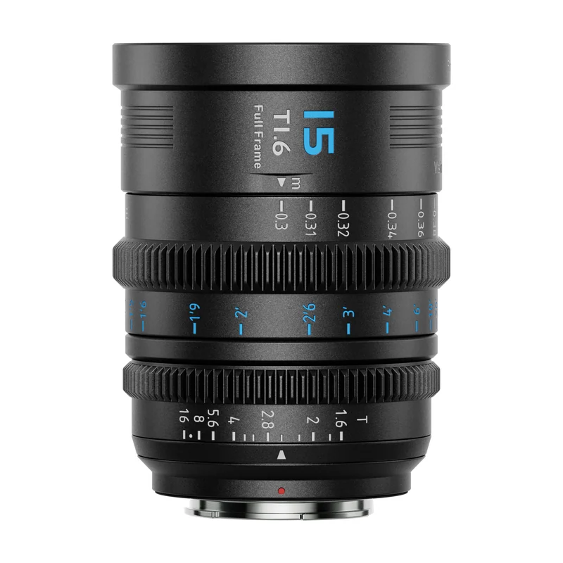 Кинообъектив SIRUI Vision Prime 15 мм T1.6 Full-Frame, сменный байонет L/RF/Z, чёрный