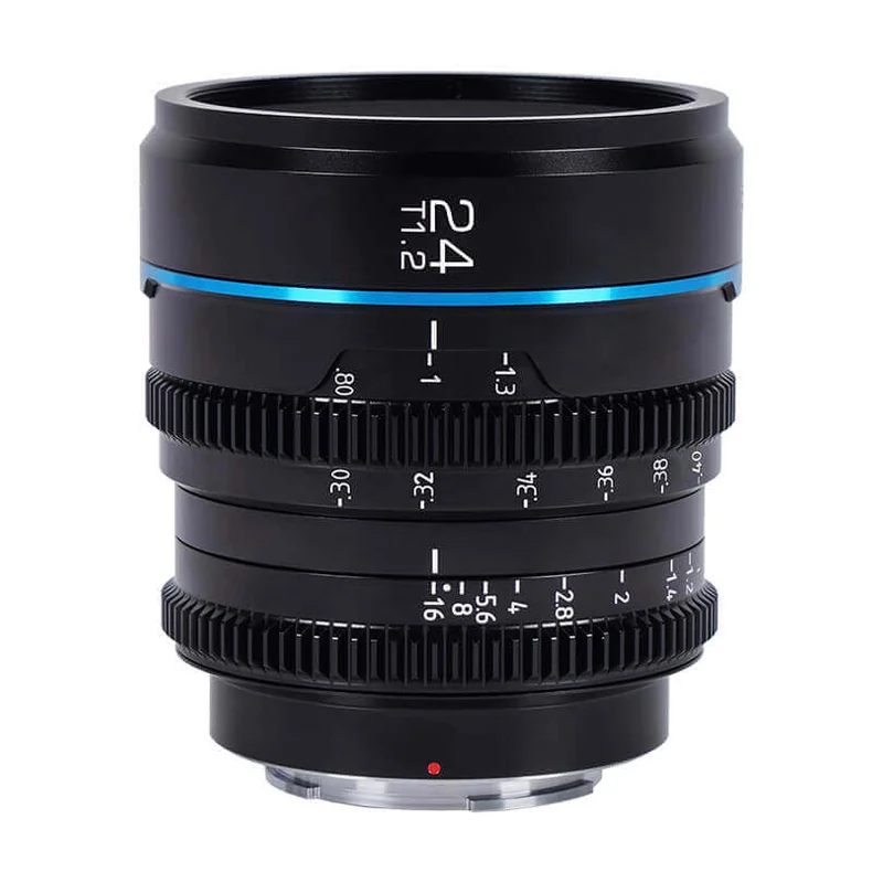 Кинообъектив SIRUI Night Walker 24mm T1.2 Super 35, ручной фокус, байонет Sony E, 505 г