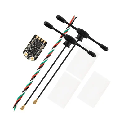 Приёмник Skyzone RP3 V2 ExpressLRS 2,4 ГГц, две T-антенны 65 мм
