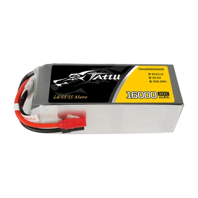 Тяговые аккумуляторы Tattu 6S, 10 000–22 000 мА·ч, 30C, разъём AS150+XT150
