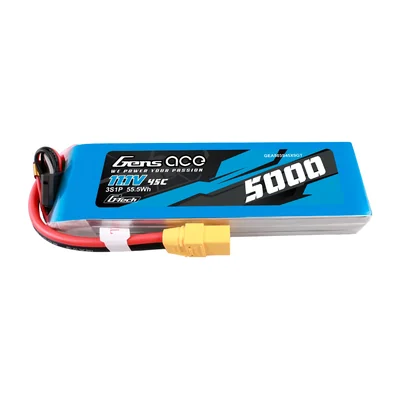 Батарея тяговая Gens ace, 5 000 мА·ч, 3S1P, 11,1 В (3S), 45C