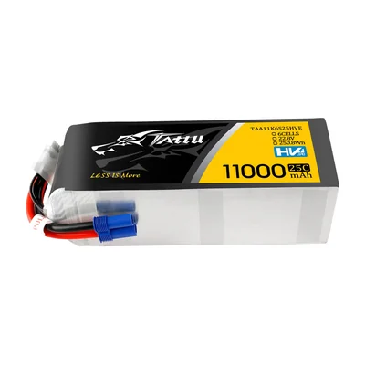 Батарея тяговая для БПЛА Tattu HV, 11000 мА·ч, 22,8 В, 6S1P, 25C, разъём EC5