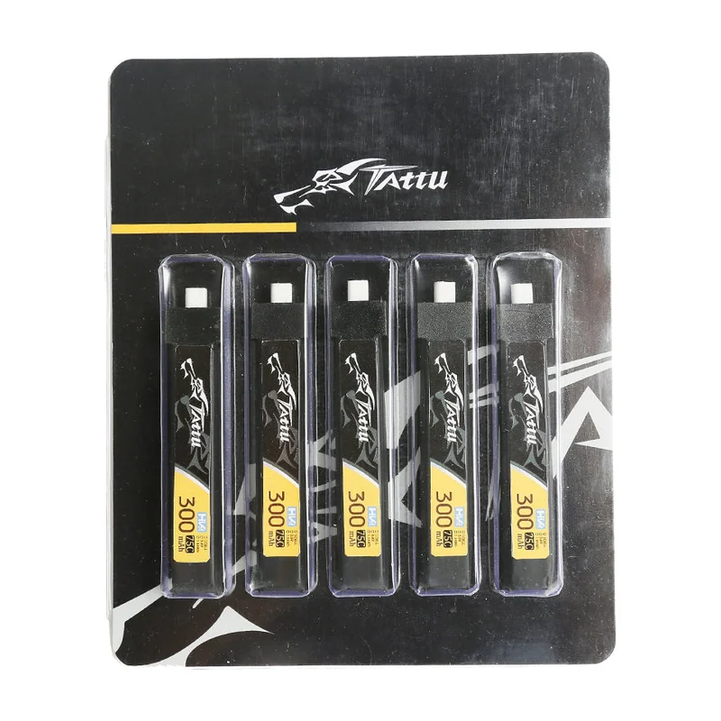 Аккумулятор для FPV Tattu Mini, 300 мА·ч, 3,8 В, 1S1P, 75C, разъём BT 2.0