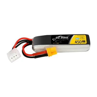Аккумуляторы Tattu Mini 2S–6S, 450–850 мА·ч, 95C