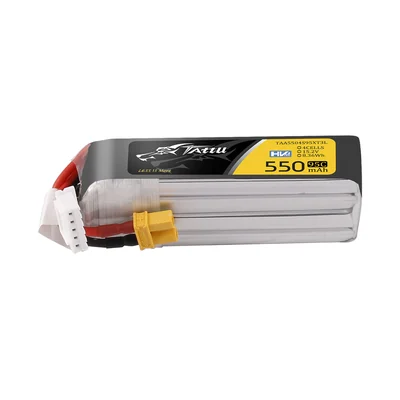 Аккумуляторы Tattu Mini 2S–4S, 450–650 мА·ч, 75–95C, разъём XT30