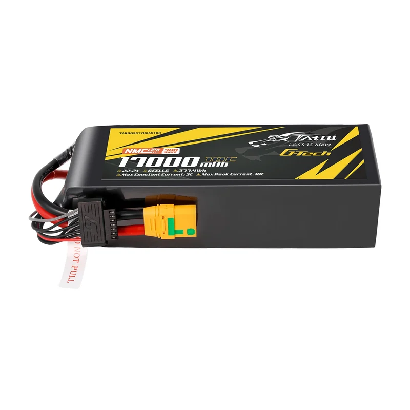 Батарея тяговая для БПЛА Tattu NMC, 17000 мА·ч, 22,2 В, 6S1P, 10C, разъём XT90S-F