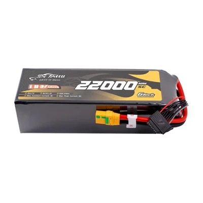 Батарея тяговая для БПЛА Tattu NMC UHV, 22000 мА·ч, 23,7 В, 6S1P, 5C, разъём XT90S-F
