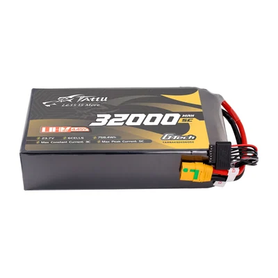 Батарея тяговая для БПЛА Tattu NMC UHV, 32000 мА·ч, 23,7 В, 6S1P, 5C, разъём XT90S-F