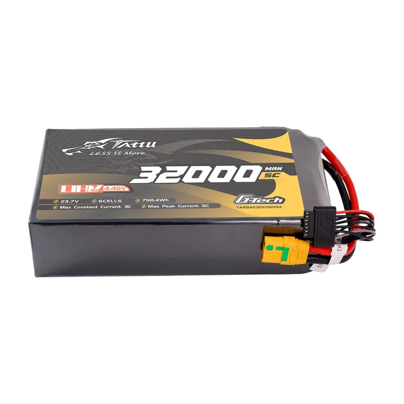 Батарея тяговая для БПЛА Tattu NMC UHV, 32000 мА·ч, 23,7 В, 6S1P, 5C, разъём XT90S-F