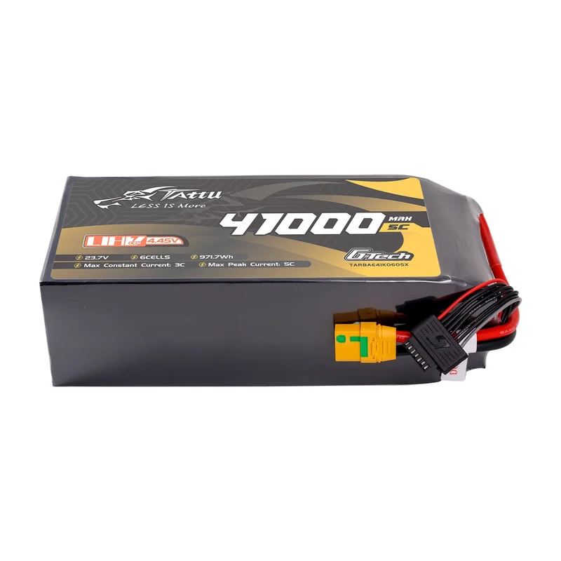 Батарея тяговая для БПЛА Tattu NMC UHV, 41000 мА·ч, 23,7 В, 6S1P, 5C, разъём XT90S-F
