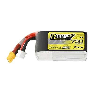 Аккумулятор для FPV Tattu R-Line, 750 мА·ч, 11,1 В, 3S1P, 95C, разъём XT30