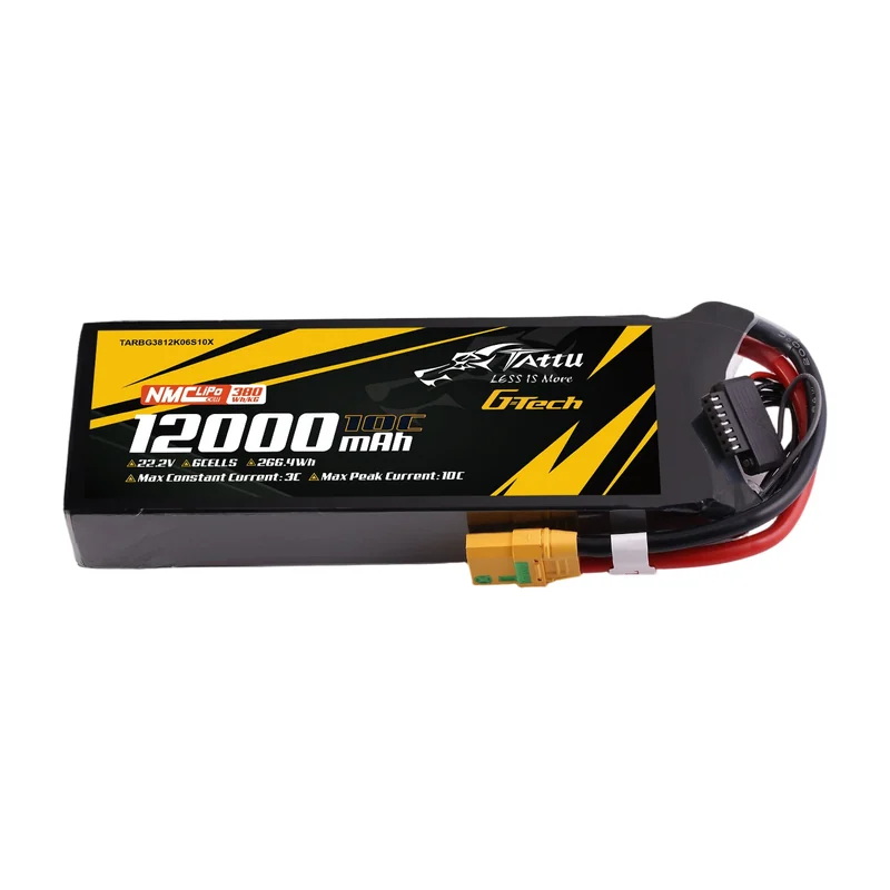 Батарея тяговая Tattu Semi-solid, 12 000 мА·ч, 22,2 В 6S, полутвердотельная