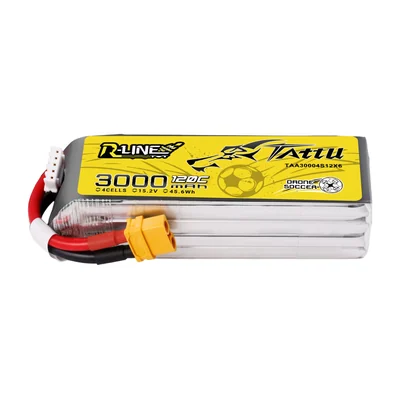 Аккумуляторы Tattu LiHV 3S–4S, 1100–3000 мА·ч, 60–120C