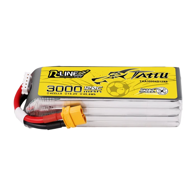 Батарея тяговая Tattu, 3 000 мА·ч, 4S1P, 15,2 В, 120C