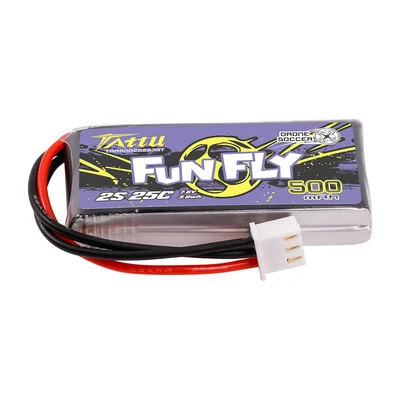 Батарея тяговая Tattu, 500 мА·ч, 2S1P, 7,6 В / 2S, 25C