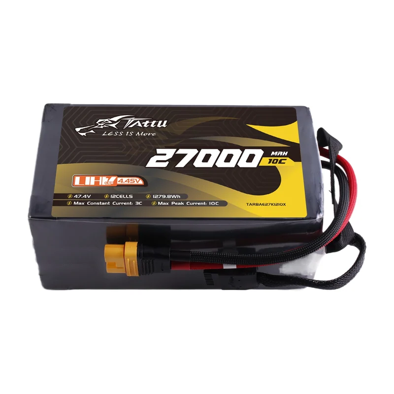 Батарея тяговая Tattu, 27 000 мА·ч, 12S1P, 47,4 В/12S, 10C