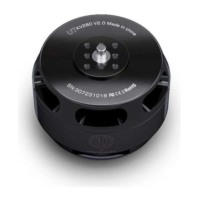 Мотор бесколлекторный для мультироторов T-MOTOR U7 V2.0 KV490 — 3–8S, вал 6 мм, 1300 Вт