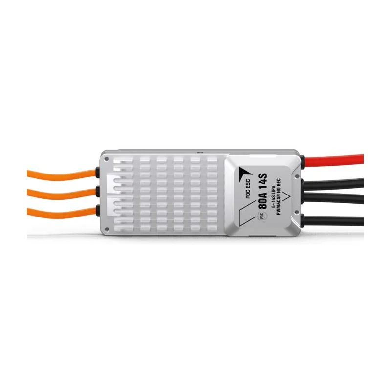 Регулятор хода T-MOTOR V80A 14S — FOC, 40 А длительно, 6–14S, PWM/CAN, без BEC