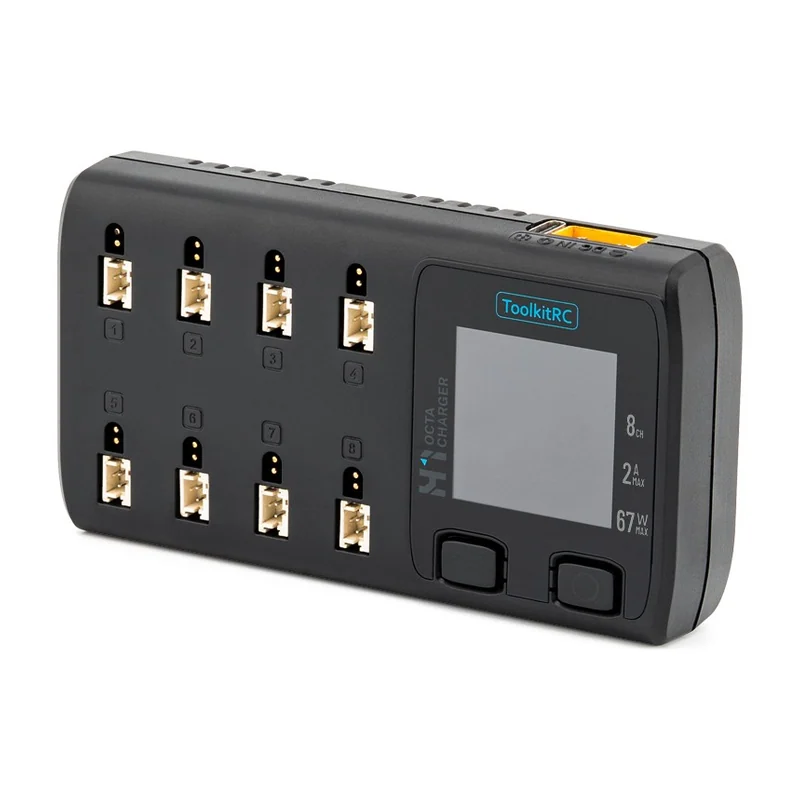 Зарядное устройство ToolkitRC H1, 8×2 А, 1S LiPo/LiHV
