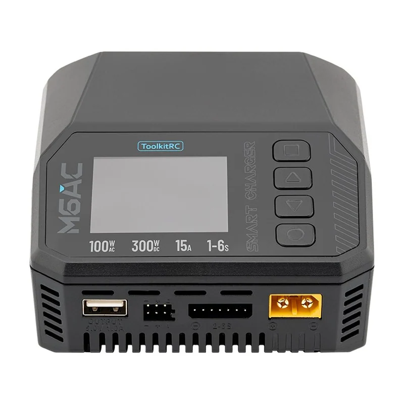 Зарядное устройство ToolkitRC M6AC, 300 Вт, 15 А, 1–6S