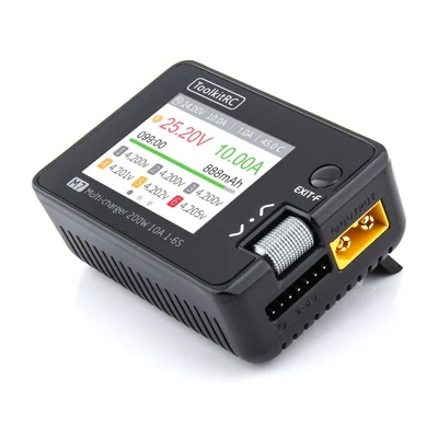 Зарядное устройство ToolkitRC M7, 200 Вт, 10 А, 1–6S