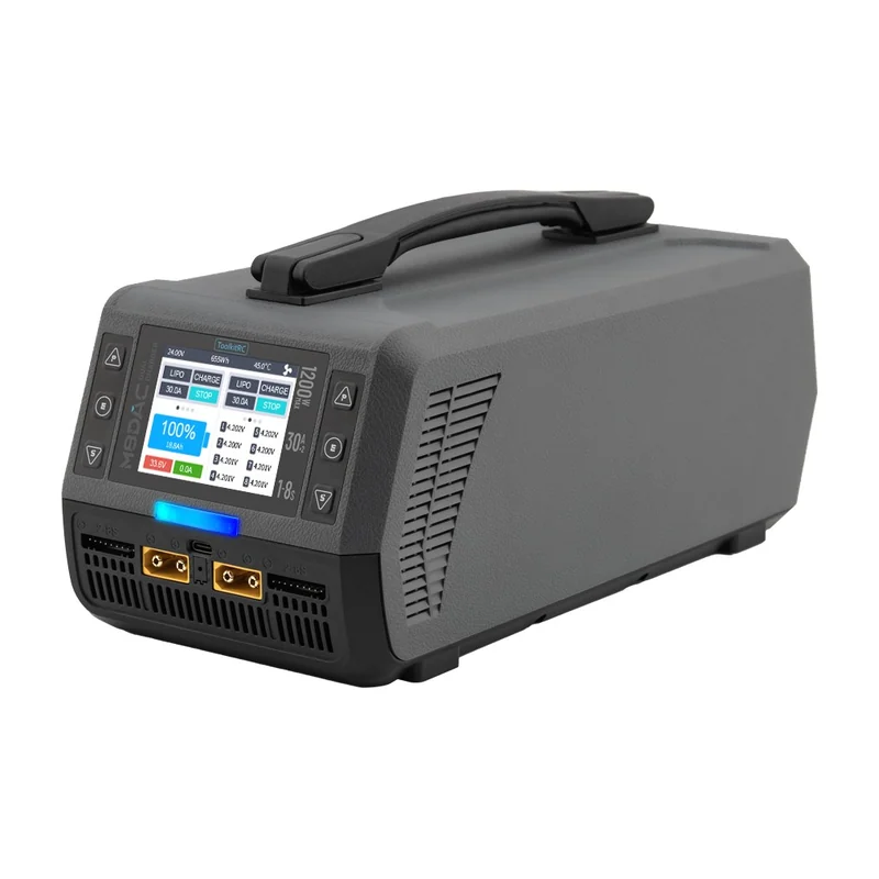 Зарядное устройство ToolkitRC M8DAC, 2×600 Вт, 30 А, 1–8S