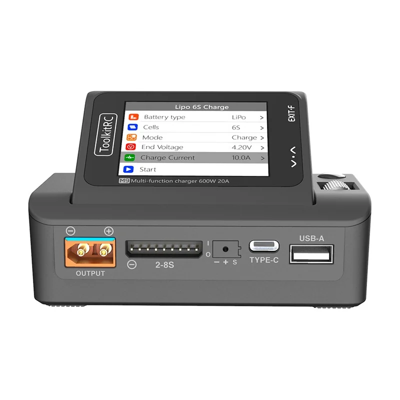 Зарядное устройство ToolkitRC M9, 600 Вт, 20 А, 1–8S