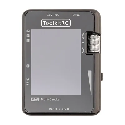Чекер аккумуляторов ToolkitRC MC8, 2–8S, PWM/PPM/SBUS